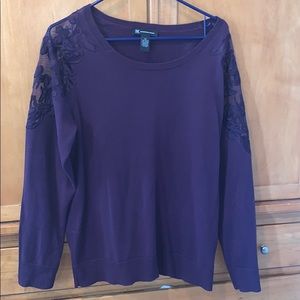 INC cold shoulder sweater